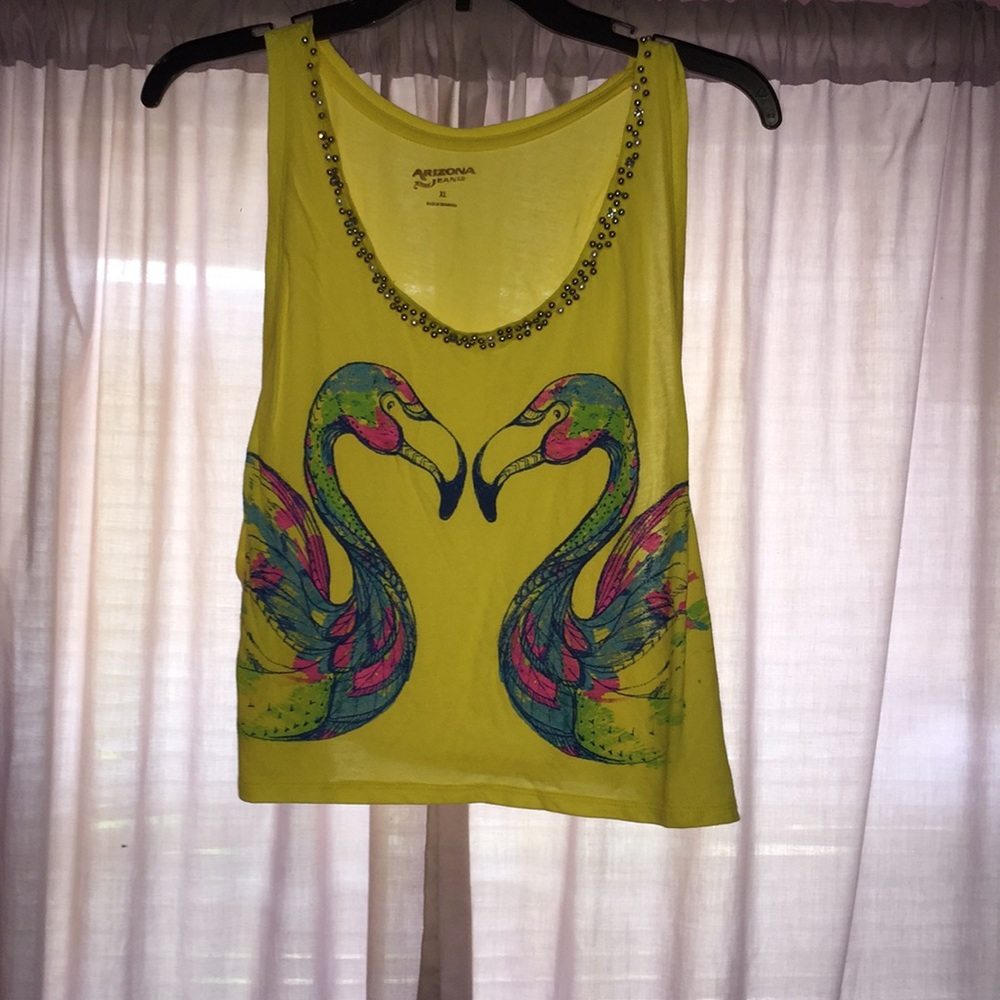 arizona jean yellow tank